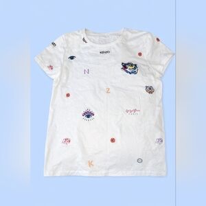 Kenzo Paris Multi-Motif Tiger T-Shirt – Size M